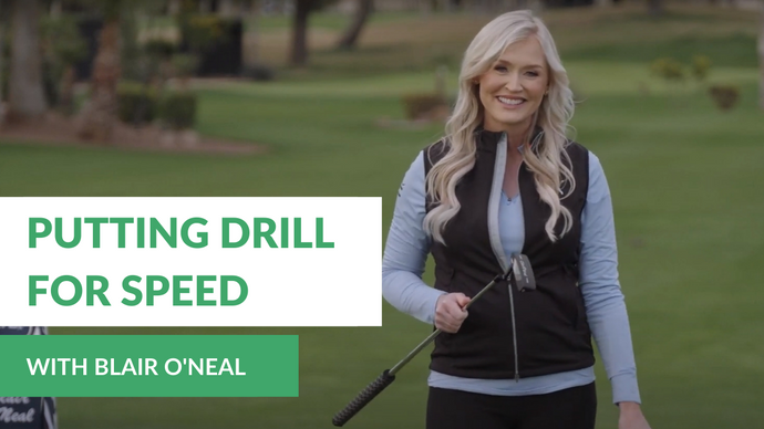 Speed Training Putting Drill: 25 ft Ruler Drill with Blair O’Neal